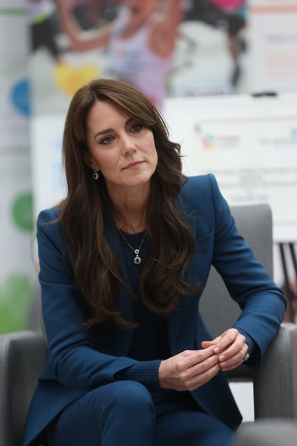 Catherine, Princess Of Wales is seen during the opening of Evelina London's new children's day surgery unit on December 5, 2023.