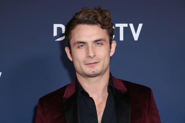 James Kennedy at DirecTV&#39;s Christmas at Kathy&#39;s at the Hiltons&#39; private residence on December 10, 2024 in Los Angeles, California.