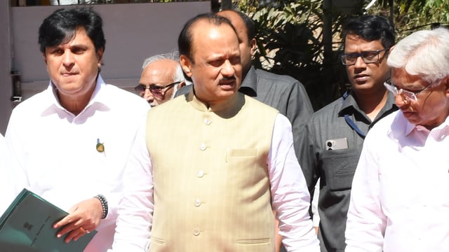 Deputy CM Ajit Pawar, during budget assembly session at Vidhan Bhavan, in Mumbai.