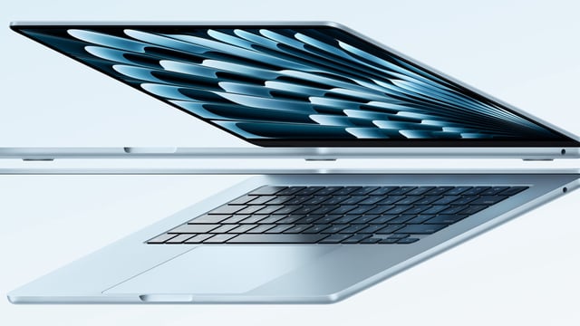 The new Apple MacBook Air offers support for up to two external displays, comes with 16 GB of starting unified memory, and macOS Sequoia with Apple Intelligence.