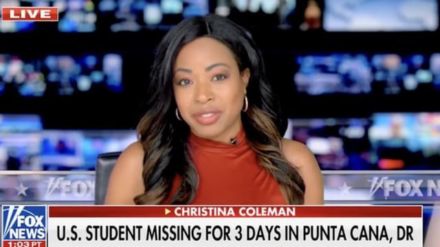 Fox reporter Christina Coleman keeps on broadcasting despite an earthquake