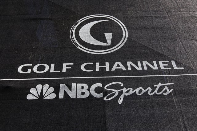 MARANA, AZ - FEBRUARY 24: A &#34;Golf Channel/NBC Sports&#34; logo is seen on a television tower on the 18th hole during the second round of the Accenture Match Play Championship at the Ritz-Carlton Golf Club on February 24, 2011 in Marana, Arizona. (Photo by Sam Greenwood/Getty Images)