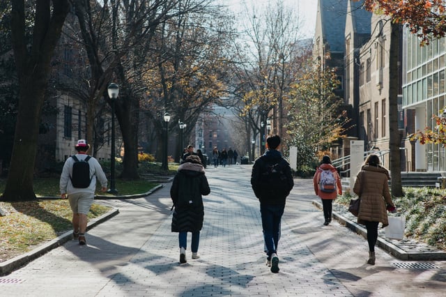 The University of Pennsylvania campus in Philadelphia, Pennsylvania, US, on Friday, Dec. 8, 2023.