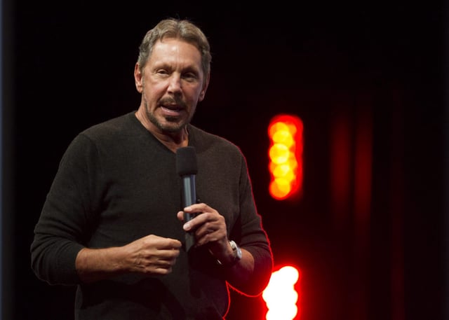 Oracle Chairman of the Board and Chief Technology Officer, Larry Ellison.