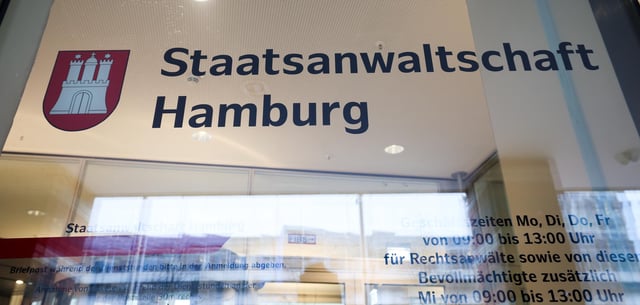 Der Haupteingang zur Staatsanwaltschaft Hamburg