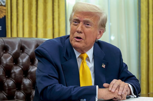 Donald Trump at the White House on March 7, 2025.