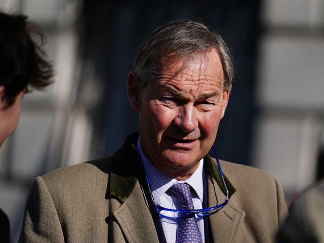 Reform UK MP Rupert Lowe attends a farmers protest in Whitehall, London, over the changes to inheritance tax (IHT) rules in the budget which introduced new taxes on farms worth more than £1 million. Picture date: Tuesday March 4, 2025. (Photo by Jordan Pettitt/PA Images via Getty Images)