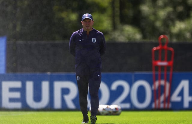 Soccer Football - Euro 2024 - Final - England Training - Blankenhain, Germany - July 13, 2024 England assistant manager Steve Holland during training REUTERS/Lee Smith/File Photo