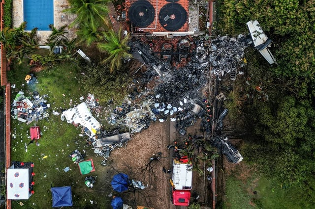 A Voepass twin-engine plane fell almost vertically, landed on its belly and exploded in flames in August 2024, killing the four crew and 58 passengers