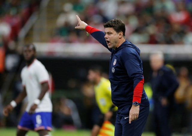 Soccer Football - International Friendly - Mexico v United States - Akron Stadium, Guadalajara, Mexico - October 15, 2024 Mauricio Pochettino coach of U.S. during the match REUTERS/Fernando Carranza/File Photo