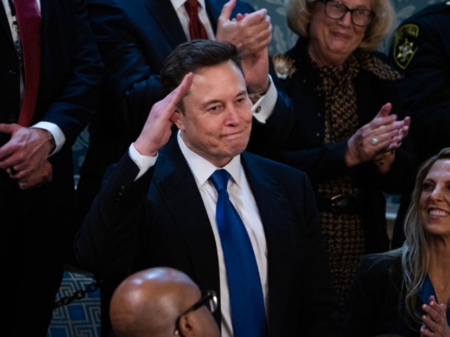 UNITED STATES - MARCH 4: Elon Musk is recognized by during President Donald Trump’s address to a joint session of Congress in the House Chamber of the U.S. Capitol on Tuesday, March 4, 2025. (Tom Williams/CQ Roll Call)