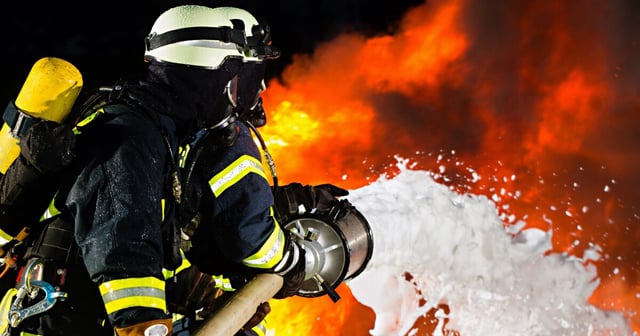 The study suggests that firefighters exposed to haloalkanes have an increased risk of brain tumors