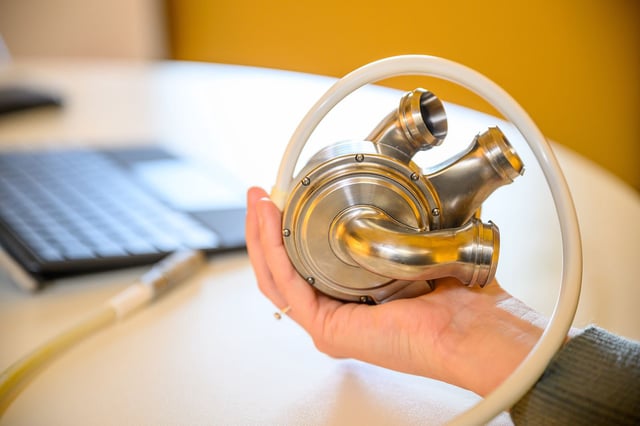 The BiVACOR Total Artificial Heart has a single moving part – a levitated rotor that’s held in place by magnets.