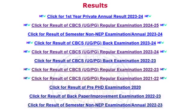 DDU results out for UG, PG courses at ddugu.ac.in