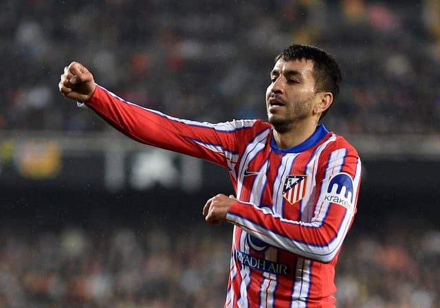 Soccer Football - LaLiga - Valencia v Atletico Madrid - Estadio de Mestalla, Valencia, Spain - February 22, 2025 Atletico Madrid's Angel Correa celebrates scoring their third goal REUTERS/Pablo Morano/ File Photo