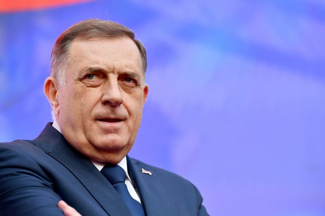 Milorad Dodik was convicted for defying the international envoy charged with overseeing the peace accords that ended Bosnia's 1990s war