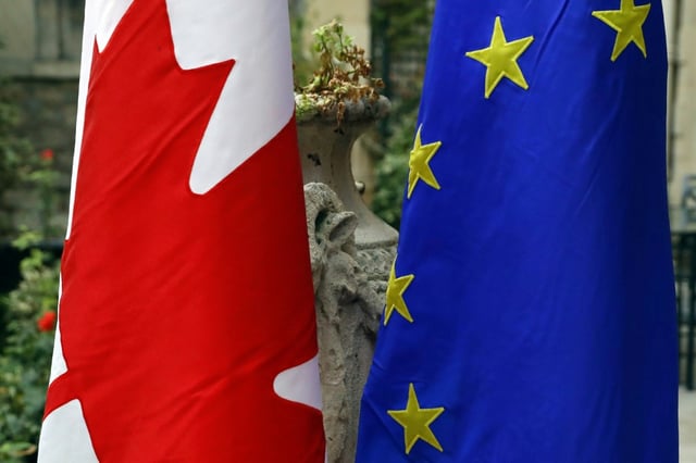 In a February poll, 44 percent of the 1,500 Canadians interviewed backed their nation joining the EU