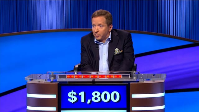 Harvey Silikovitz on 'Jeopardy!' on Monday.