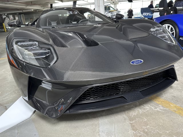 A 2017 Ford GT, part of Ford Motor Co.’s Heritage Fleet, is on display Wednesday, March 12, 2025, in Dearborn, Mich. (AP Photo/Mike Householder)