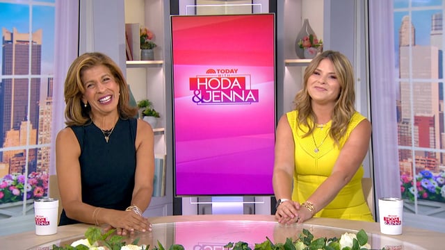 In this screengrab, Hoda Kotb and Jenna Bush Hager accept the award for Best On-Air Talent - Lifestyle/Entertainment at the 46th Annual Gracie Awards on October 05, 2021.