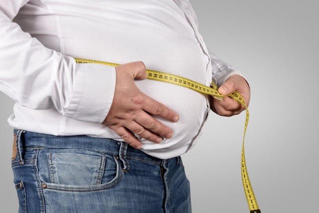 Getting older increases the risk of being overweight or obese for both sexes (Photo: Getty Images)