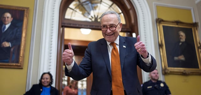 Chuck Schumer, Minderheitenführer der Demokraten im US-Senat