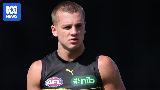 Sam Lalor looks on during a Richmond preseason match.