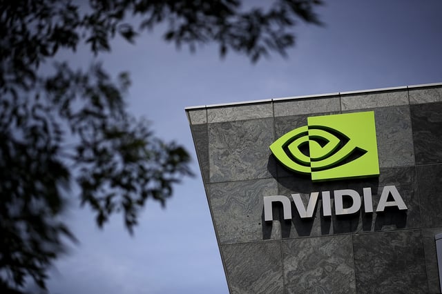 SANTA CLARA, CA - MAY 10: A sign is posted in front of the Nvidia headquarters on May 10, 2018 in Santa Clara, California. Nvidia Corporation will report first quarter earnings today after the closing bell. (Photo by Justin Sullivan/Getty Images)