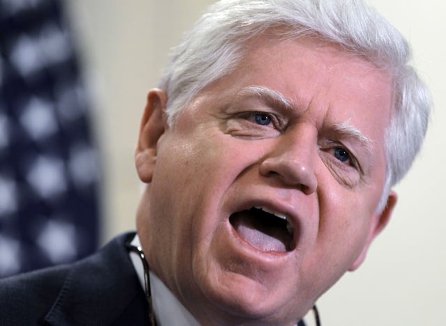 House Democratic Caucus Chairman Rep. John Larson, D-Conn. Wednesday, April 6, 2011, on Capitol Hill in Washington.