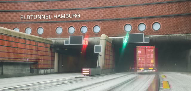 Der Elbtunnel wird nicht in dem Maße bestreikt, wie bisher von Verdi geplant. Das ist das Ergebnis eines Vergleichs vor dem Hamburger Arbeitsgericht