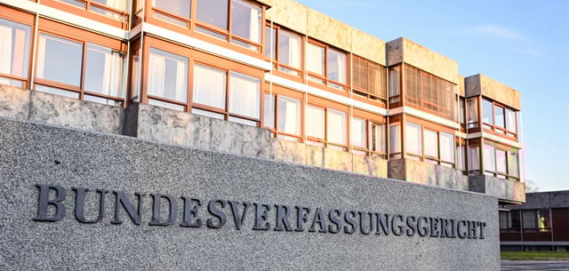 Das Bundesverfassungsgericht in Karlsruhe