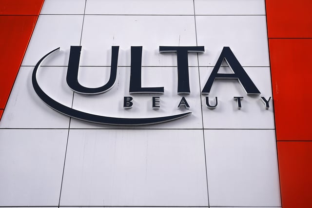 An Ulta Beauty store sign is pictured in the Manhattan borough of New York City, New York, U.S., March 8, 2022.  REUTERS/Carlo Allegri/File photo
