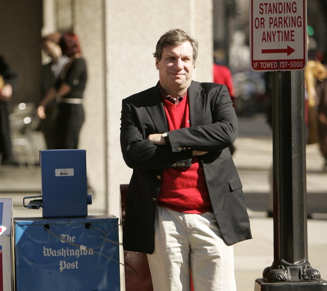 John Feinstein, RIP. The sportswriter and best-selling author, pictured here, died on Thursday at 69.