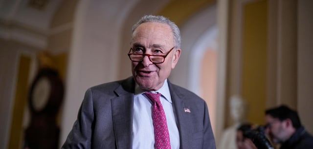 Der demokratische Minderheitsführer im Senat, Chuck Schumer