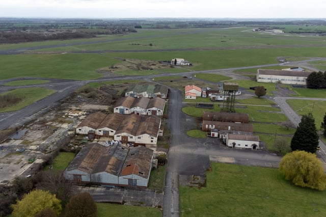 The 800-acre site, surrounded by barbed wire, is located two miles from the nearest village (Photo: Joe Giddens/PA)