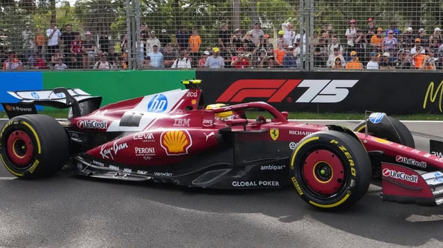 Lewis Hamilton beim ersten Renn-Wochenende im Ferrari
