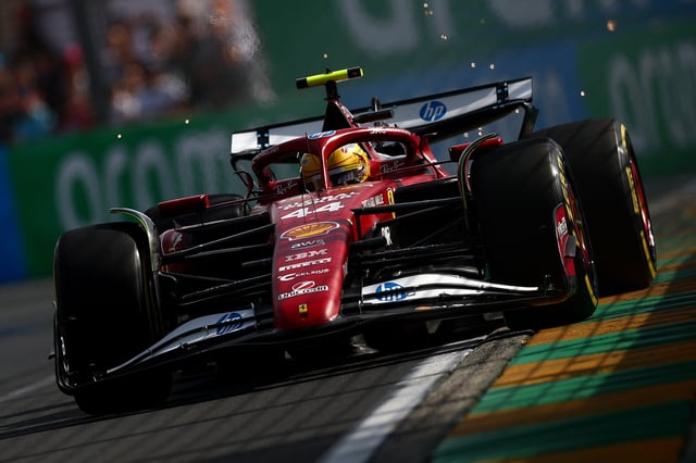Lewis Hamilton of Great Britain driving the (44) Scuderia Ferrari SF-25 on track during practice ahead of the F1 Grand Prix of Australia at Albert Park Grand Prix Circuit on March 14, 2025 in Melbourne, Australia.