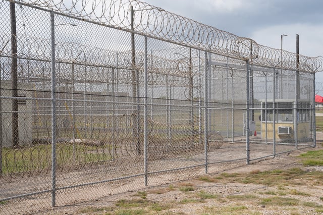 File photo of the Port Isabel ICE detention center in Los Fresnos, Texas. This is not where Jasmine Mooney has been detained.
