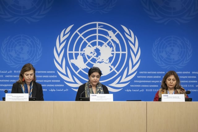 The UN's Independent International Fact-Finding Mission on Iran said Tehran was perpetuating a "climate of fear"