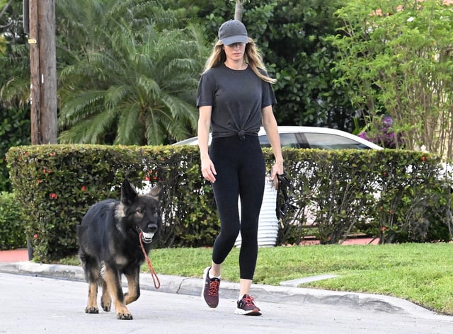 Gisele Bündchen is seen on April 16, 2024 in Surfside, Florida.