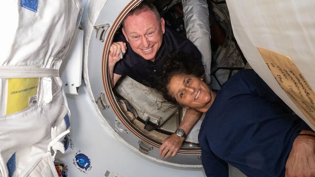Sunita Williams and Butch Wilmore have been on the International Space Station since June. 