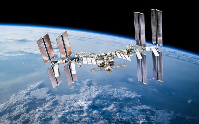 La station spatiale ISS.