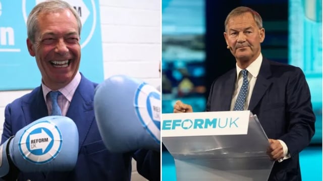 Reform UK leader Nigel Farage has fallen out with Rupert Lowe who is outflanking him from the right