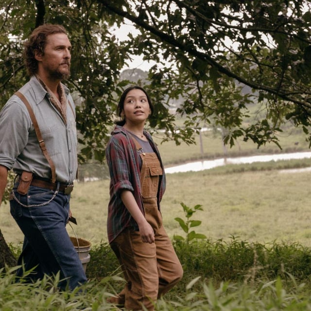 Matthew McConaughey and Angelina LookingGlass in "The Rivals of Amziah King."