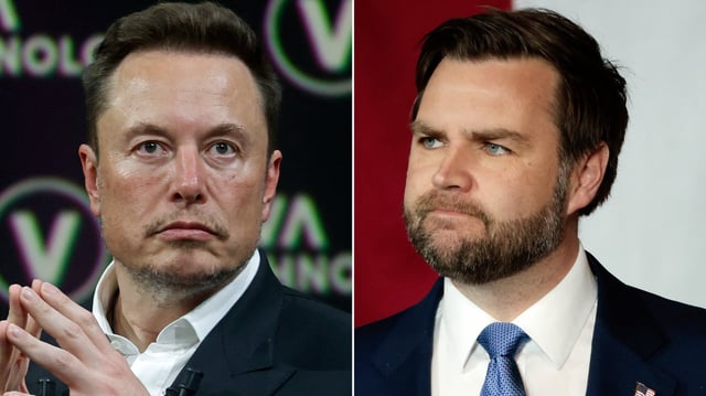 Elon Musk and JD Vance