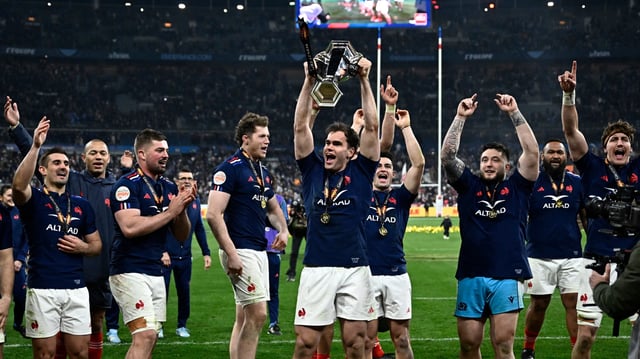 Le XV de France de Damian Penaud a remporté le Tournoi des six nations.