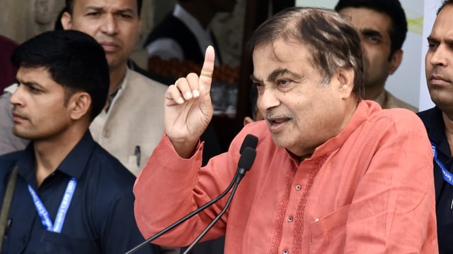 Union Minister of Road Transport and Highways Nitin Gadkari slammed caste politics.