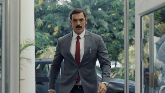 John Abraham in a still from The Diplomat, which releases in theatres on March 7.