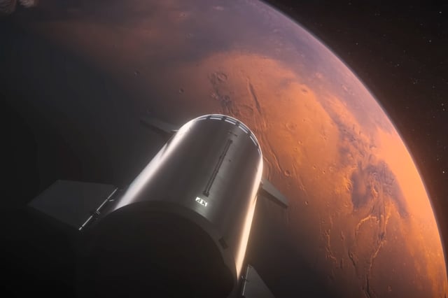 An image about SpaceX will send the first humanoid robot to Mars next year