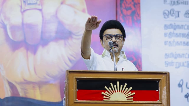 MK Stalin claimed Nirmala Sitharaman had herself used the word 'Ru'.
